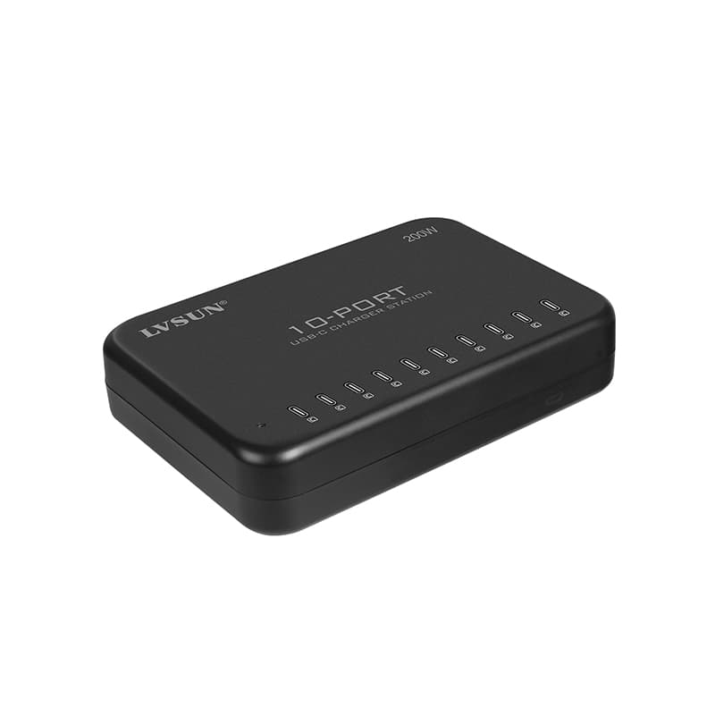 LVSUN 200W 10-Port USB-C Multi-Device Charger