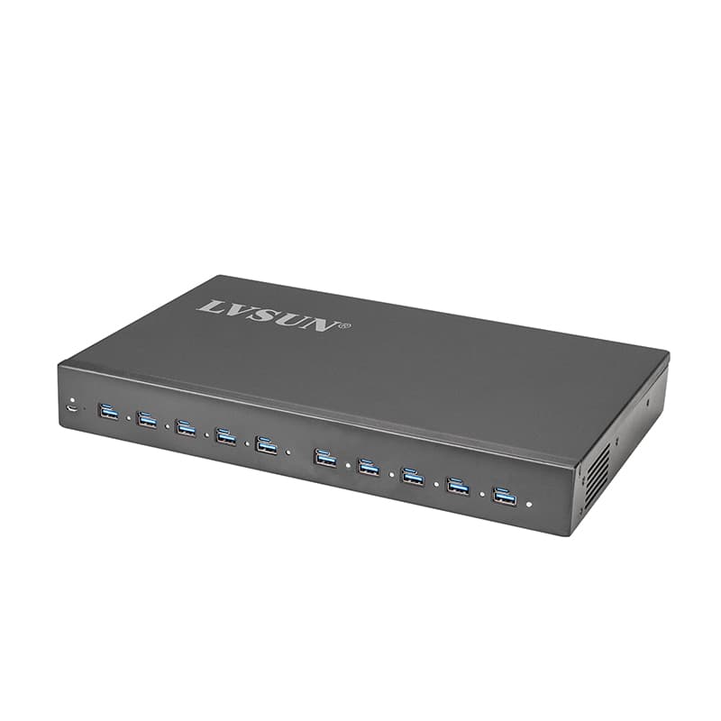 LVSUN 800W 10 Ports Industrial USB-C or USB-A PD Charging Station