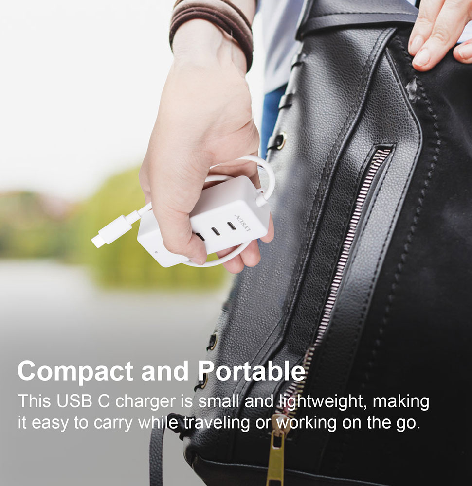 LVSUN 100W 5-port USB-C Extension Portable Charger