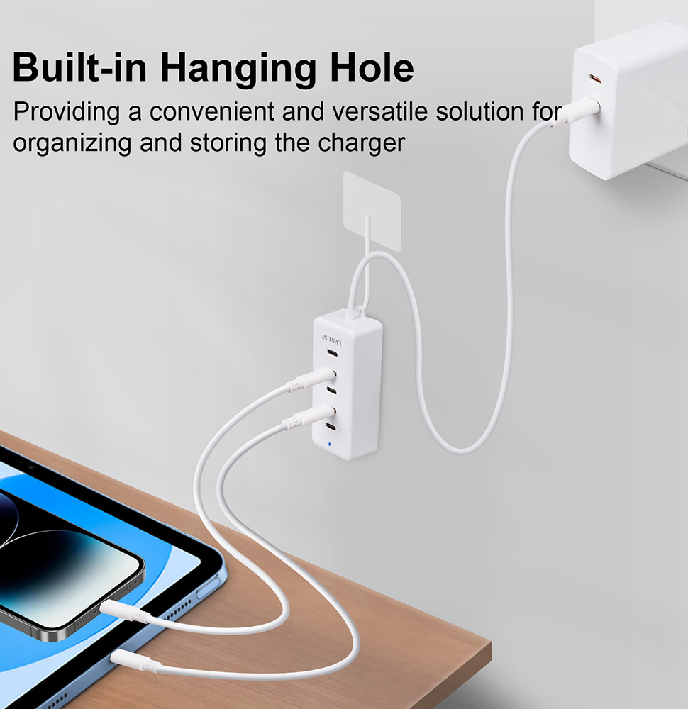 LVSUN 100W 5-port USB-C Extension Portable Charger
